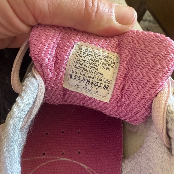 Skechers Light Pink and Cream Shape Up Sneakers - Picture 5 of 8